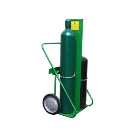Saf-T-Cart Dual Cylinder Welding Cart with Firewall and Chain 401-14FW